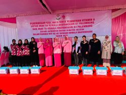 Dalam Rangka HUT ke-45, Yayasan Kemala Bhayangkari Sumsel Bersama Rumkit Bhayangkara M Hasan Gelar Baksos Kesehatan