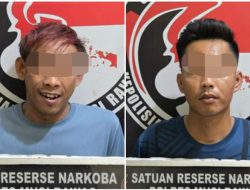 Buang Sabu Dalam Parit, Dua Pengedar Sabu Dicengkeram Eagle Squad Polres Mura