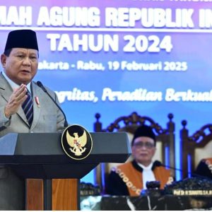 Presiden Prabowo Apresiasi Peran Hakim dalam Penegakan Hukum di Indonesia