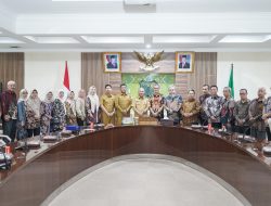 Silaturahmi dan Bahas Program MBG, IKA Muba OKU Kunjungi Pemkab Musi Banyuasin