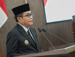 Bupati Muba H M Toha Sampaikan Pidato Perdana di Rapat Paripurna DPRD