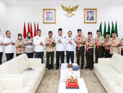 Bupati Muba H M Toha SH Dukung Penuh Kegiatan Pramuka untuk Pembentukan Karakter Pemuda