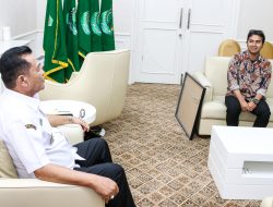 Pulang dari Rusia Sowan ke Bupati H M Toha, Gerry Utama Siap Berkontribusi Nyata untuk Muba
