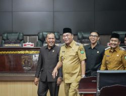 Jalin Silahturahmi dan Perkuat Sinergi, Bupati H M Toha dan Wabup Rohman Kunjungi DPRD Muba