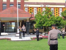 Kapolres Lombok Utara Pimpin Apel Gelar Pasukan Operasi Ketupat Rinjani 2025