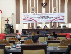Paripurna DPRD, Bupati dan Wabup Banyuasin Paparkan Program 5 Tahun Kedepan