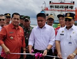 Resmi! Angkutan Penyebrangan Lintas Sri Menanti-Karang Baru Beroperasi