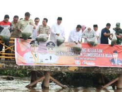 Bupati Askolani Launching Kegiatan Penyelamatan Sumberdaya Perikanan