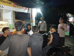 Antisipasi Tindak Pidana 3C, Polsek Gunungsari Intensifkan Patroli Malam di Desa Kekeri