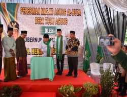 Gubernur HD dan Bupati Muchendi Resmikan Masjid Hasil Swadaya Senilai Rp 4 Miliar