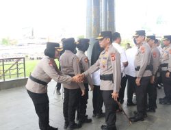Usai Pimpin Apel Pagi, Kapolda Sumsel Halal Bihalal Bersama Pejabat Utama dan Personel