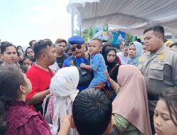 Sempat Hilang Saat Lebaran Topat di Pantai Duduk, Bocah 3,5 Tahun Ditemukan Selamat Tim Polairud Polda NTB