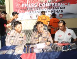 Berbuat Curanmor Berkali-kali, Dua Pria Asal Loteng ini Tertangkap di Ampenan Usai Menjambret