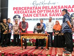 Bupati Toha Tanda Teken Kontrak SID Tahun 2025, Pemkab Muba Siap Dukung Swasembada Pangan