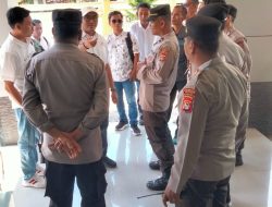 Aksi Hearing di Kantor KONI NTB Berjalan Kondusif, Kapolsek Mataram Apresiasi Kinerja Personel