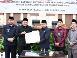 Dihadapan Legislatif Askolani Tanggapi Rekomendasi DPRD Terhadap LKPJ Bupati TA 2024