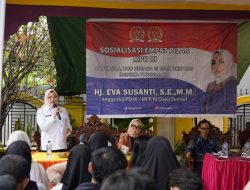 Wabup Banyuasin Bersama DPD RI Dapil Sumsel Sosialisasikan 4 Pilar Bangsa Sekaligus Dengarkan Aspirasi Masyarakat