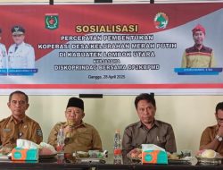 Langkah Strategis Kemandirian Ekonomi, Pemkab Lombok Utara Percepat Bentuk Kopdes Merah Putih