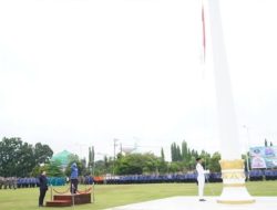 Perdana, Pemkab Mura Peringati HUT Melaksanakan Upacara Bendera