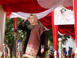 Wabup Netta Pimpin Upacara Peringatan Hardiknas 2025 di Banyuasin