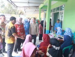 Tinjau DMD Dan POSBINTU PTM UPTD Puskesmas Cinta Manis Air Kumbang, ini Pesan Wabup Netta