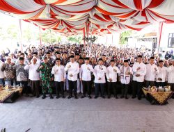 Bupati H M Toha Bersama Wabup Rohman Lepas Ratusan Calon Jamaah Haji 2025