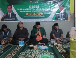 Anggota DPRD KLU Reses, Rusdianto: Kami Menampung Harapan Masyarakat