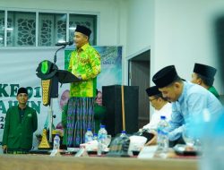 Hadiri Halal Bihalal dan Pelantikan MWCNU, Wabup Rohman Berpesan Bekerjalah Dengan Penuh Tanggungjawab