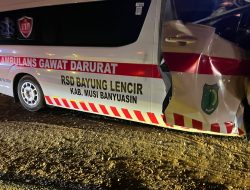 Gerak Cepat, Pemkab Muba Selamatkan Sopir Bersama Perawat dan Pasien Ambulans RS Bayung Lencir Pasca Kecelakaan