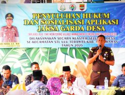 Beri Penerangan Hukum Kepada Aparatur Desa, Kajari Mura: Program Jaga Desa Bangun Kesadaran Hukum Bagi Aparatur Desa