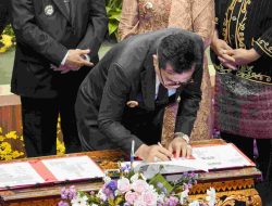 Hadir di Hari Jadi Provinsi Sumsel, Bupati H M Toha Siap Bersinergi Wujudkan Sumsel Maju Terus Untuk Semua