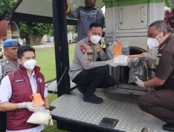 Polda NTB Musnahkan 2,9 Kg Sabu Bersama Ratusan Gram Ganja dan Ribuan Botol Miras Hasil Operasi Periode Maret Hingga April 2025