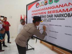 Di Lombok Utara, Kampung Bebas Narkoba Dimulai dari Desa Tanjung