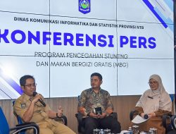 Bahas Program Strategis Pencegahan Stunting dan Makan Bergizi Gratis, Pemprov NTB Gelar Konferensi Pers