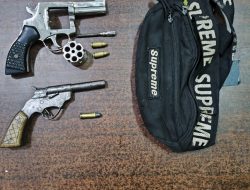 Saat Bertugas Oknum Security Diamankan Polisi, Tertangkap Bawa Senpi Rakitan di Perkebunan PT SMS Banyuasin