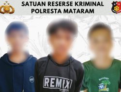 Diduga Setubuhi Anak Dibawah Umur, Tiga Remaja di Mataram Diamankan Polisi