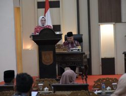 Wabup Netta Sampaikan Nota Pengantar Raperda Pertanggungjawaban APBD Tahun 2024 Dalam Paripurna DPRD Banyuasin