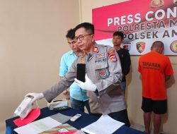 Baru Dua Minggu Kerja, Curi Hp Rekan Sopir Taksi di Mataram Dibekuk Polisi