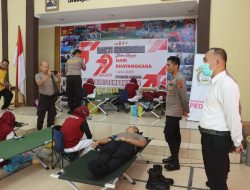 Lewat Bakti Kesehatan Polres Lombok Utara Sambut Hari Bhayangkara ke-79