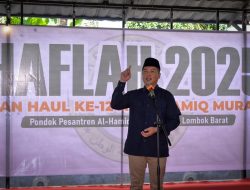 Hadiri Haflah Attakharruj 2025 Ponpes Al-Hamidiyah, Ini Pesan Gubernur NTB Kepada Santri