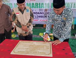 Pemkab Lombok Utara Resmikan Masjid Bantuan YPDI Al Imam Asy Syafii Mataram di Salut