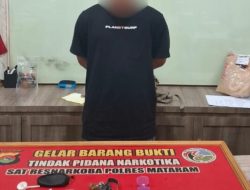 Diduga Akan Transaksi Narkoba, Pria di Ampenan Ditangkap di Pinggir Jalan