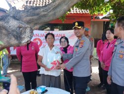 Sambut Hari Bhayangkara ke-79, Kapolres Lombok Utara Anjangsana ke Purnawirawan Polri