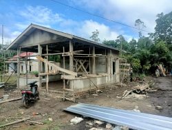 Transparansi Dalam Membangun Desa, Kades Bukit Batu Bangun Posyandu