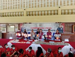 Periode Mei Hingga Juli 2025 32 Kasus Terungkap, Polda NTB Tangkap 45 Tersangka Narkoba