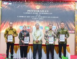 Ketua DPRD Bersama Bupati Mura Hadiri Penyerahan LHP LKPD TA 2024 Oleh BPK RI