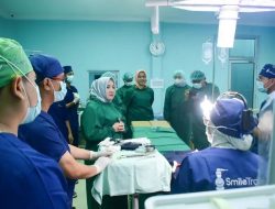 Bupati Musi Rawas Tinjau Langsung Pelaksanaan Operasi Gratis Bibir dan Langit Mulut Sumbing.