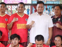 Sekda Erwin Ibrahim Dukung Tim Basket Korpri Banyuasin