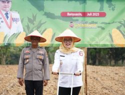 Dukung Swasembada Pangan Nasional, Wakil Bupati Banyuasin Hadiri Penanaman Jagung Serentak Kuartal III