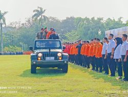 Hadiri Apel Siaga Karhutla Provinsi Sumsel, Kalak BPBD Mura: Pengetahuan Kunci Utama Bangun Kesiapsiagaan